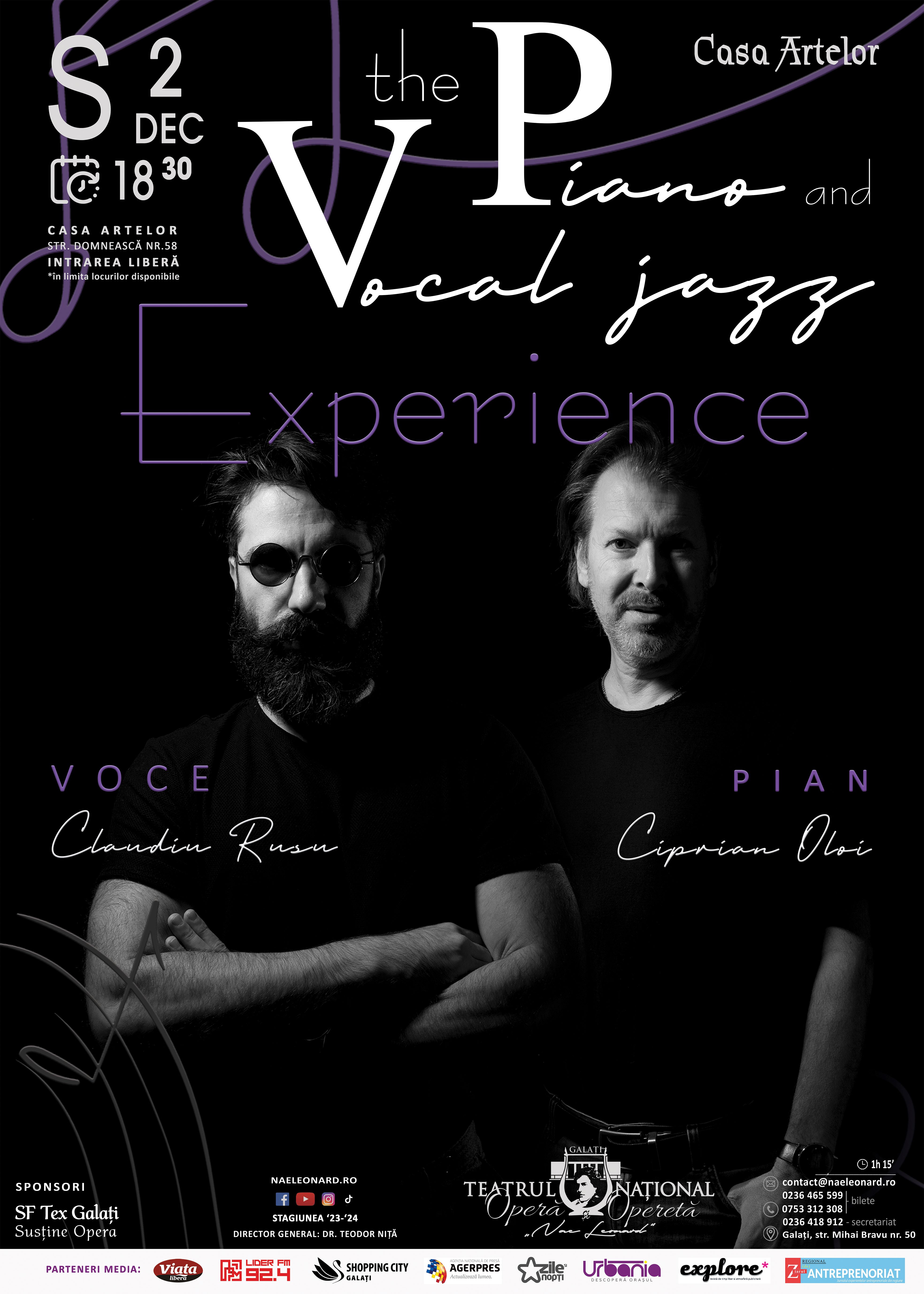 The Piano and Vocal Jazz Experience
