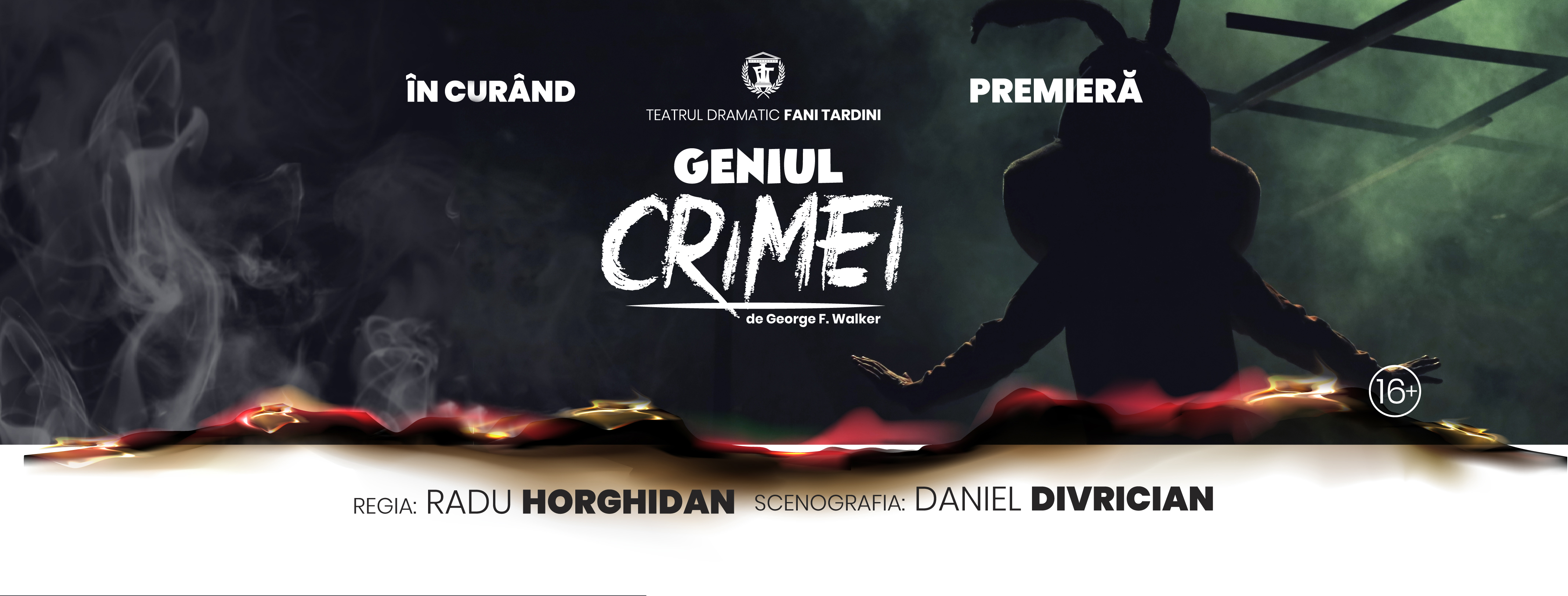 Premieră: GENIUL CRIMEI | 16 octombrie @Sala Mare