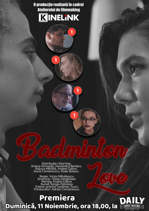 Premieră Badminton Love - film de scurt metraj