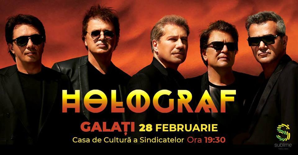 Concert Exrtraordinar Holograf @Galati