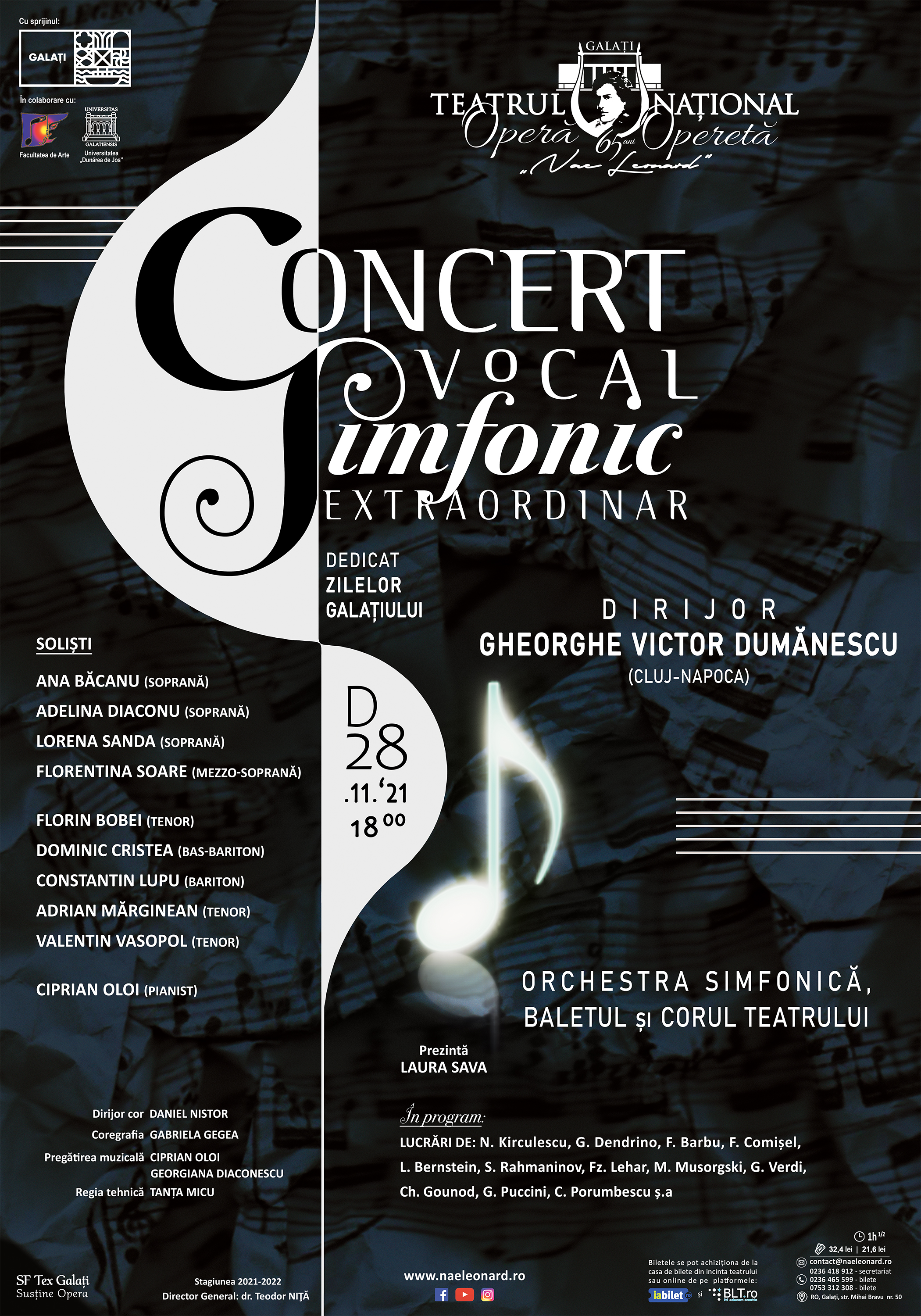 Concert vocal-simfonic extraordinar
