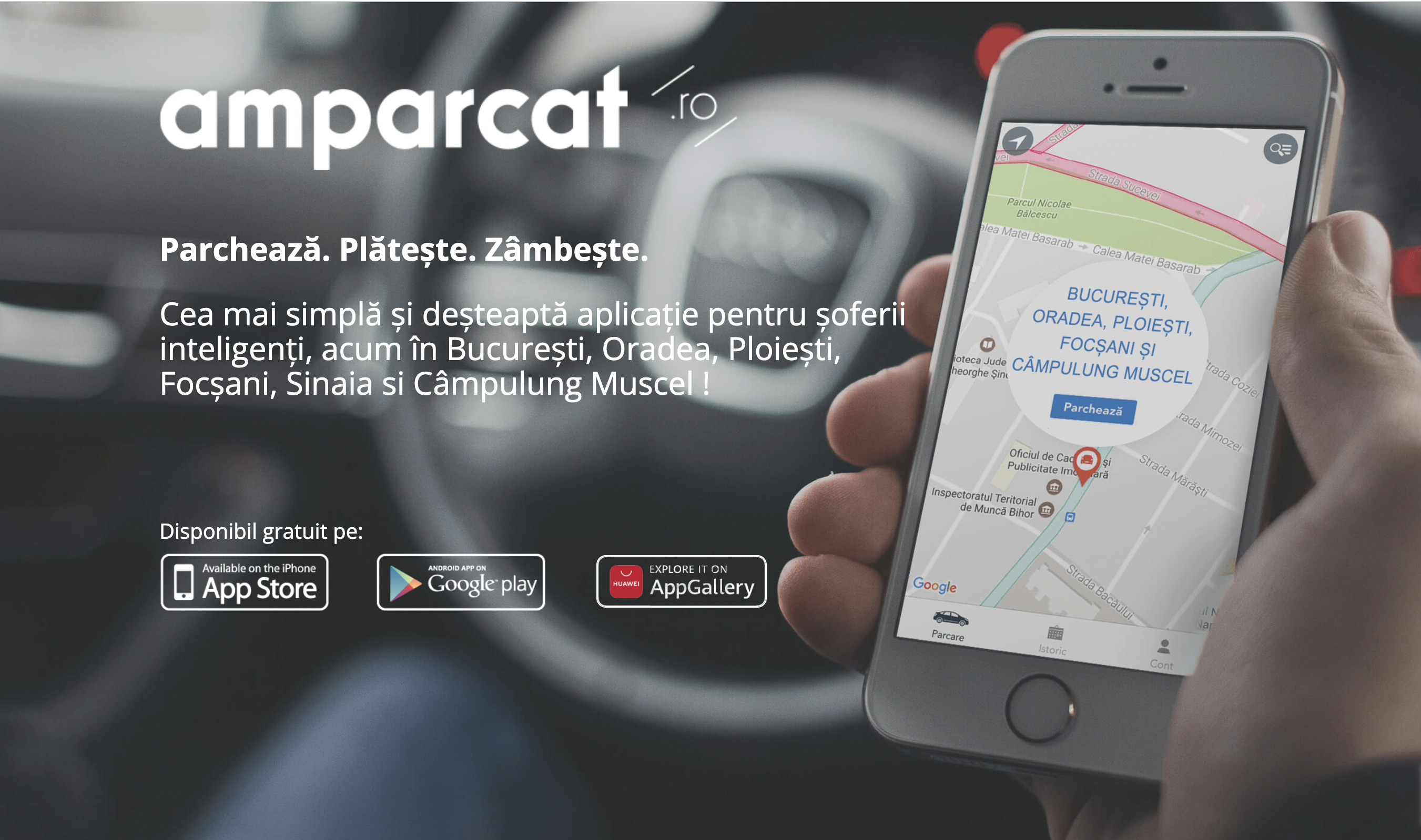 Parking payment in Galați